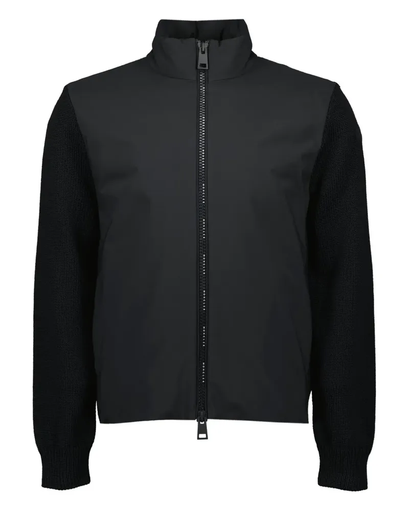Moncler long-sleeve zip-up cardigan - Schwarz Schwarz