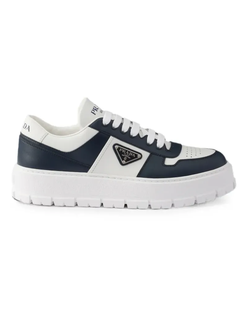 Prada Sneakers aus Leder - Blau Blau