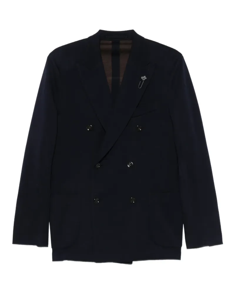 LARDINI Doppelreihiges Sakko - Blau Blau