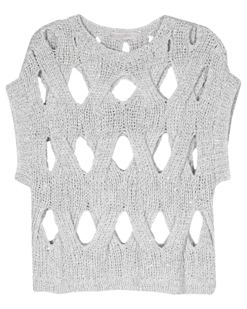 Antonelli Firenze Gestricktes Top Grau