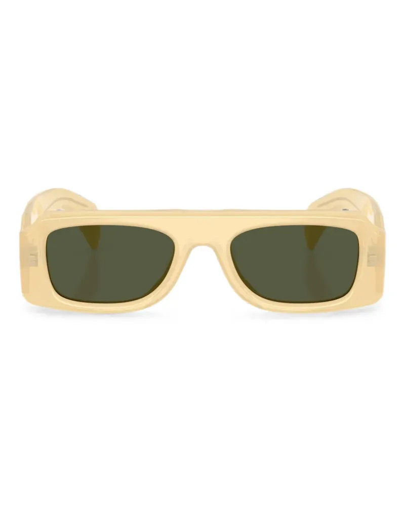 Oliver Peoples rectangle-frame sunglasses - Nude Nude