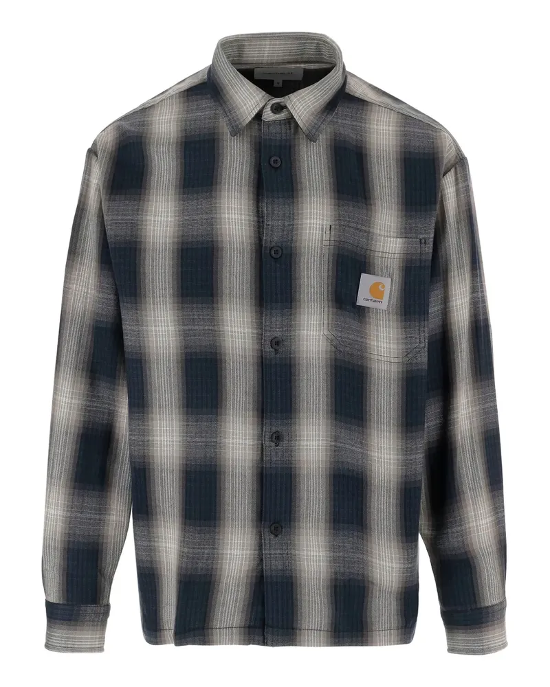 Carhartt WIP Kariertes Hemd mit Knöpfen - Blau Blau