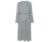Kaschmir-Seiden-Kleid mit Print