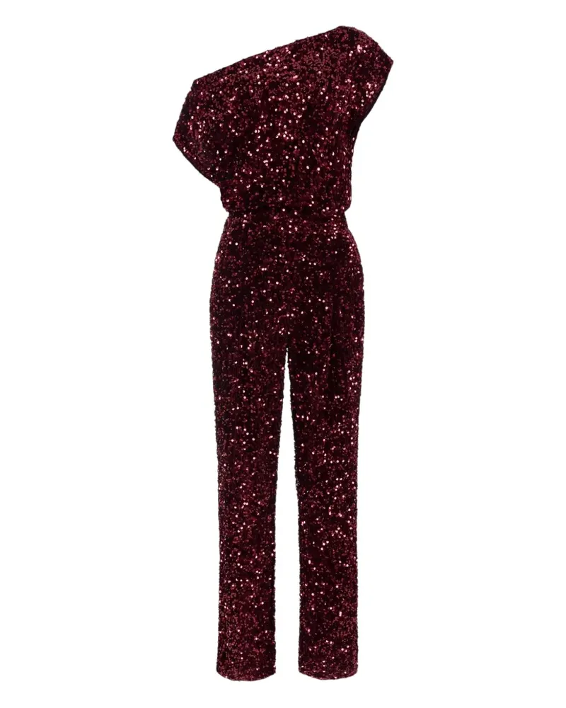 Elisabetta Franchi Verzierter Jumpsuit - Rot Rot