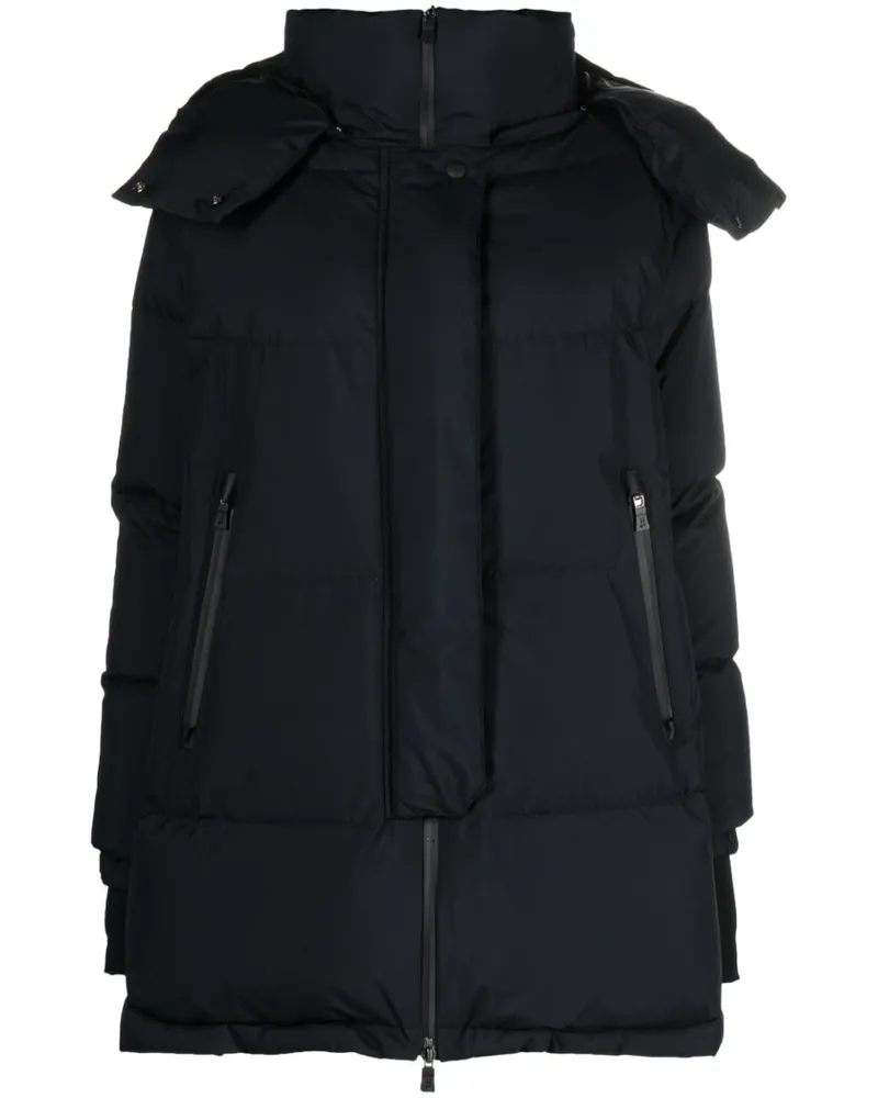 Herno Gefütterte Jacke mit Reißverschluss - Blau Blau