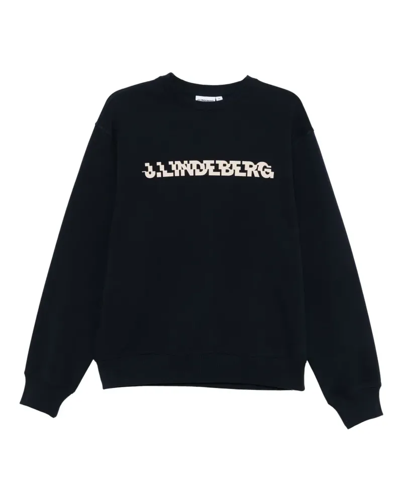 J.Lindeberg Club Sweatshirt mit Print - Blau Blau