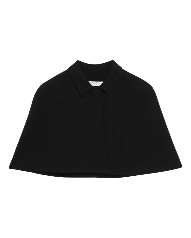 Max Mara button cape - Schwarz Schwarz