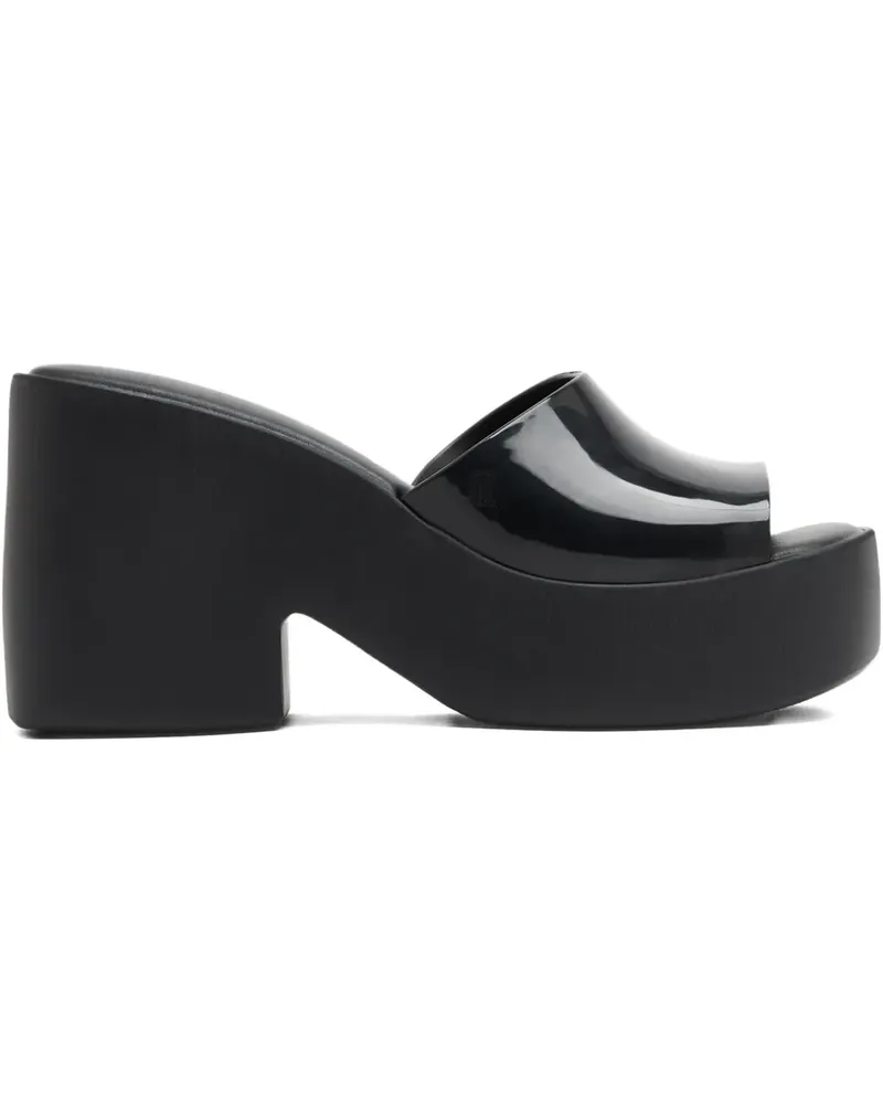 Melissa Sandalen mit Blockabsatz - Schwarz Schwarz
