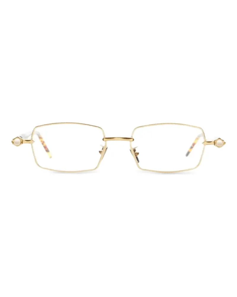 KUBORAUM Brille mit eckigem Gestell - Gold Gold
