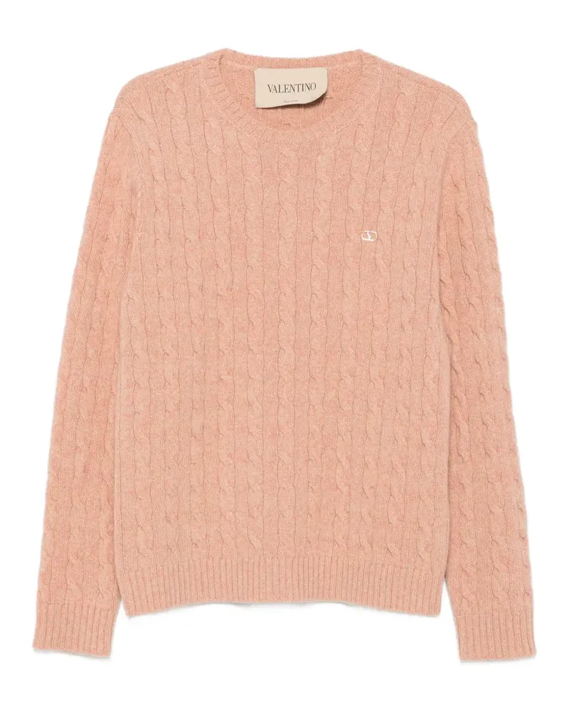 Valentino Garavani VLogo Signature Zopfmuster - Rosa Rosa