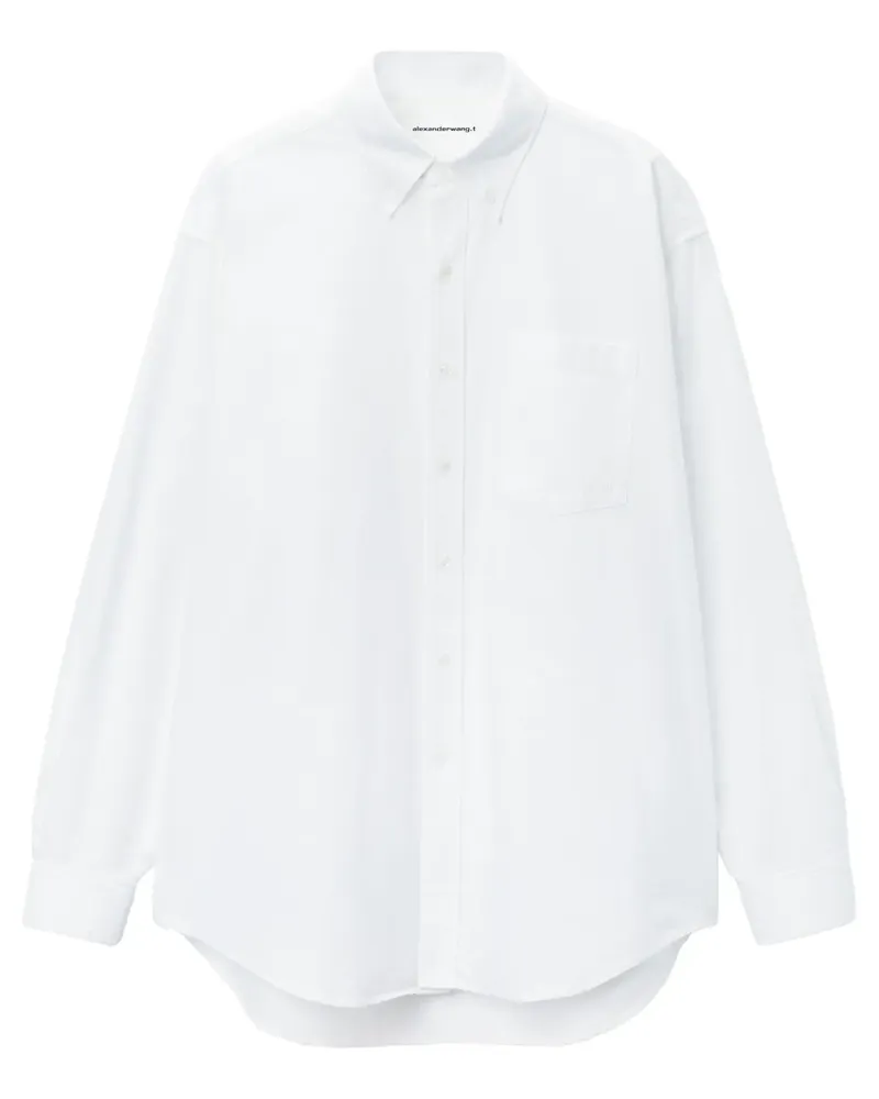 Alexander Wang Hemd im Oversized-Look - Weiß Weiß