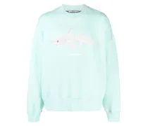 Sweatshirt mit aufgesticktem Hai
