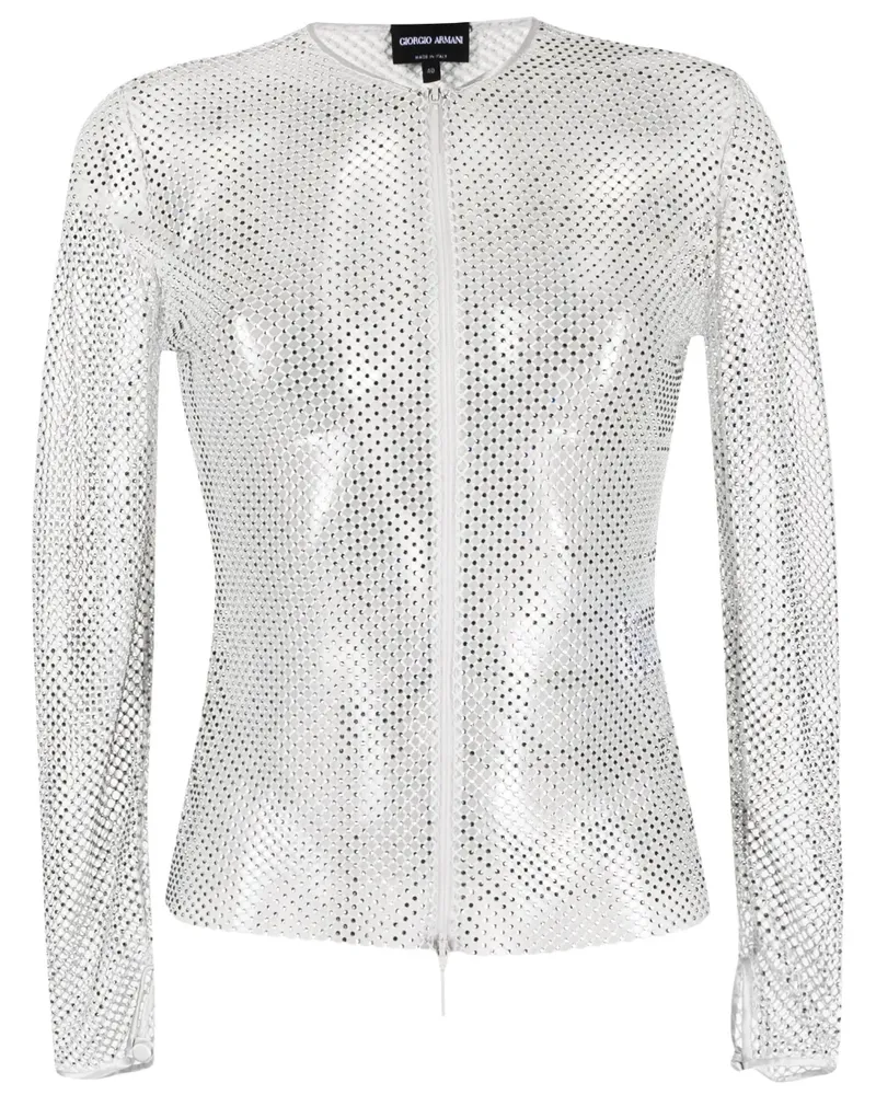 Giorgio Armani T-Shirt mit rundem Ausschnitt - Grau Grau