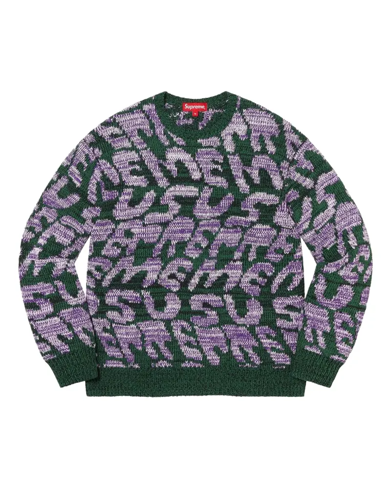 Supreme Being Stacked sweater - Grün Grün