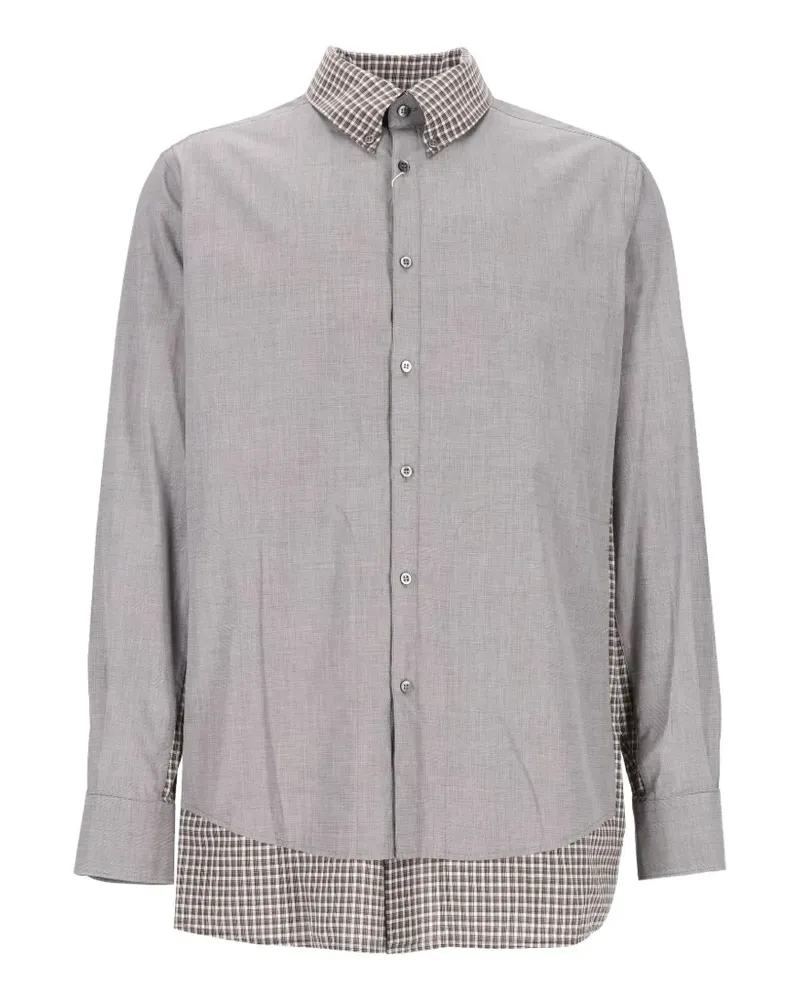 Maison Margiela Hemd im Layering-Look - Grau Grau