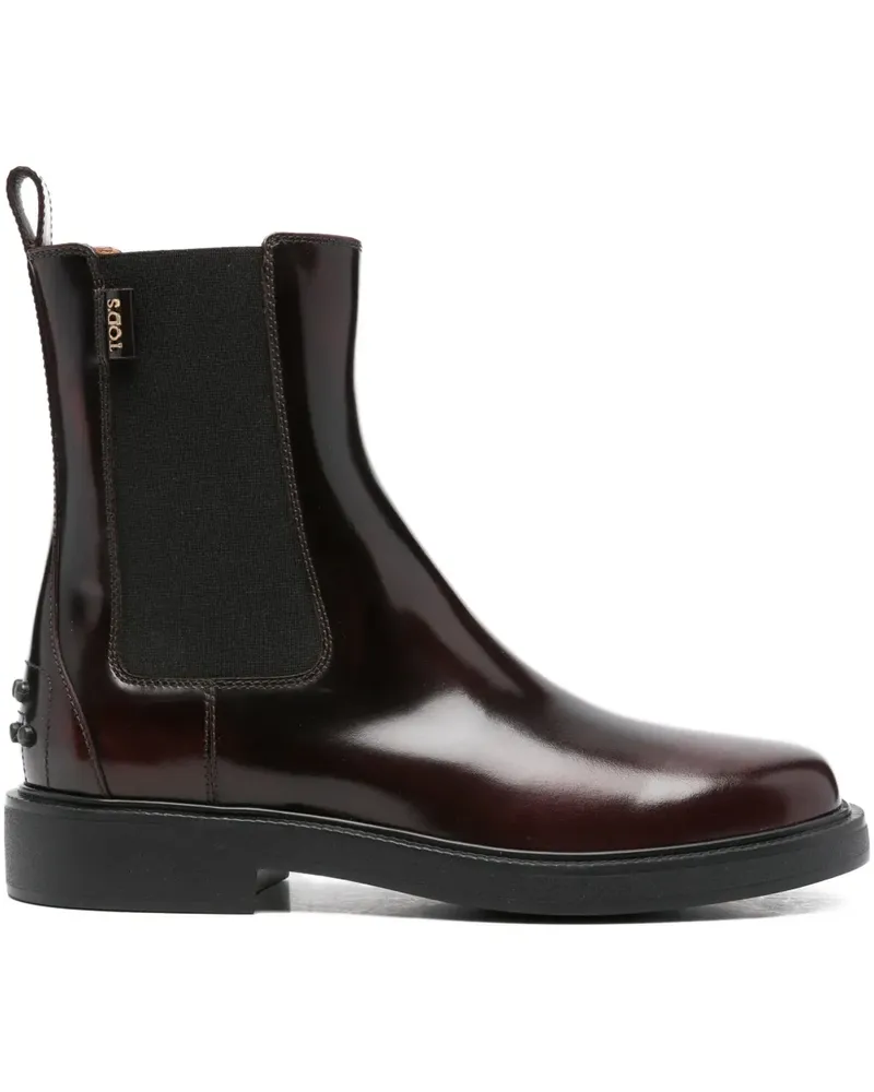 TOD'S Klassische Chelsea-Boots - Rot Rot