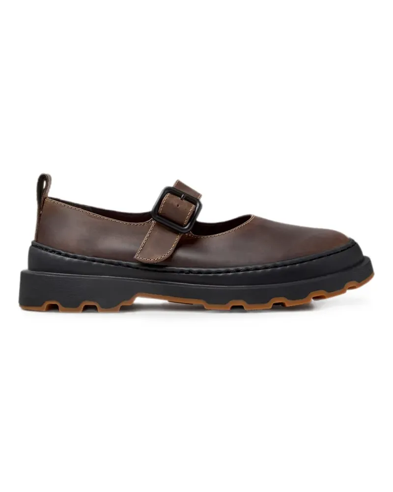 Camper Brutus+ Ballerinas mit Schnallenverschluss - Braun Braun