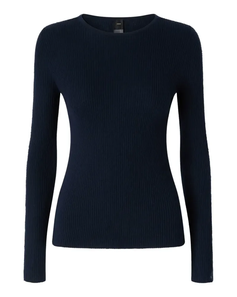 Pinko ribbed sweater with lace - Blau Blau