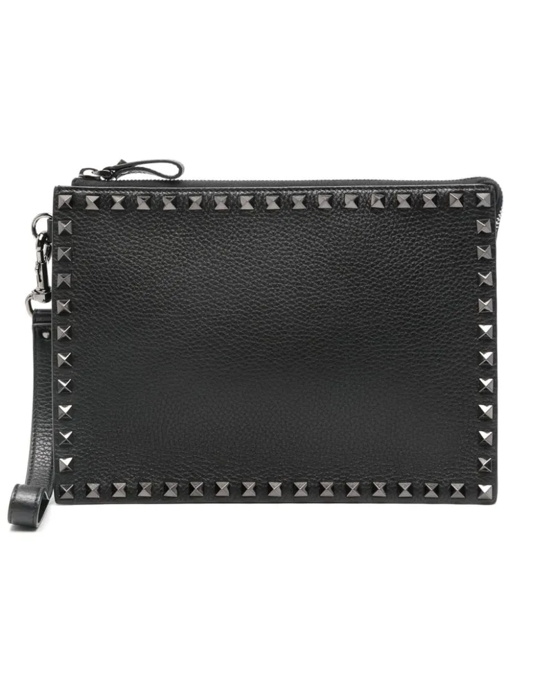 Valentino Garavani Rockstud Clutch - Schwarz Schwarz