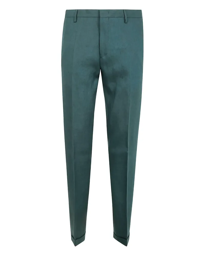 Paul Smith Hose aus Leinen - Grün Grün