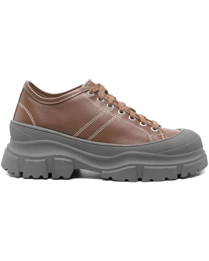 Sofie D'Hoore Sneakers mit Plateausohle - Braun Braun