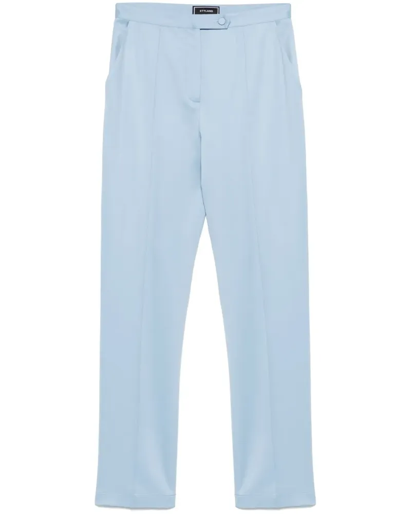STYLAND Klassische Hose - Blau Blau