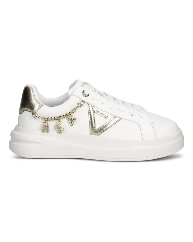 Guess Ebetts Sneakers aus echtem Leder - Weiß Weiß