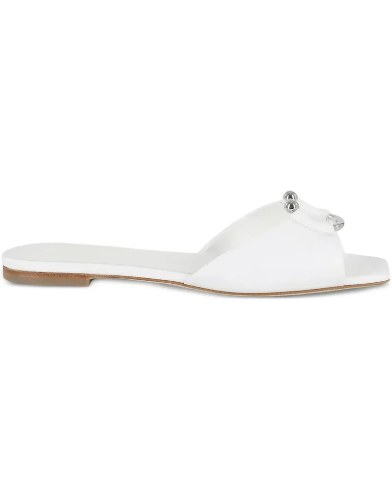 3JUIN Pumps mit Metalldetail - Weiß Weiß