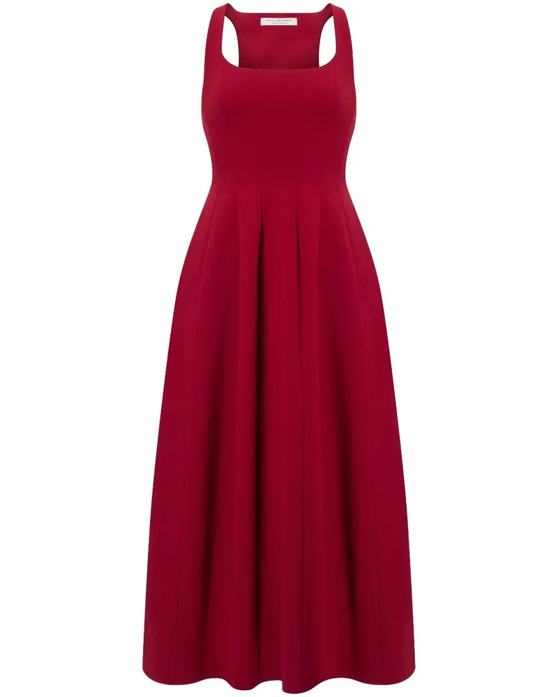 Philosophy Di Lorenzo Serafini Ärmelloses Kleid - Rot Rot