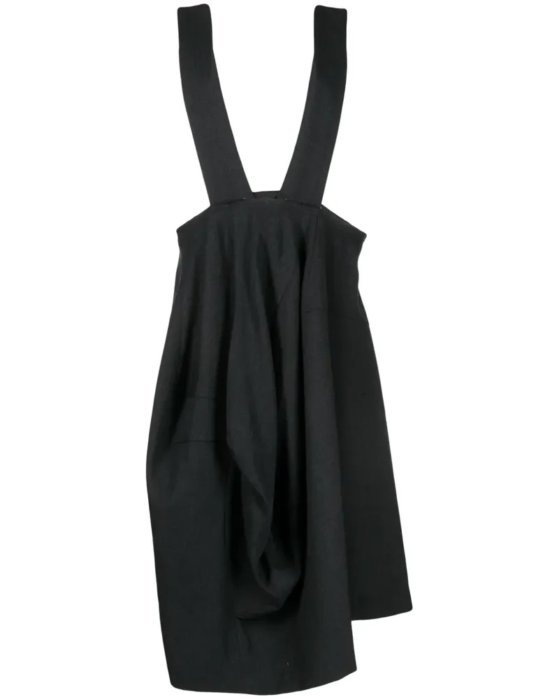 Comme des Garçons Asymmetrisches Midikleid - Grau Grau