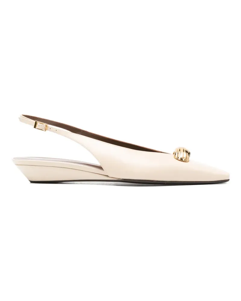 Giuseppe Zanotti gold-tone detail sandals - Nude Nude