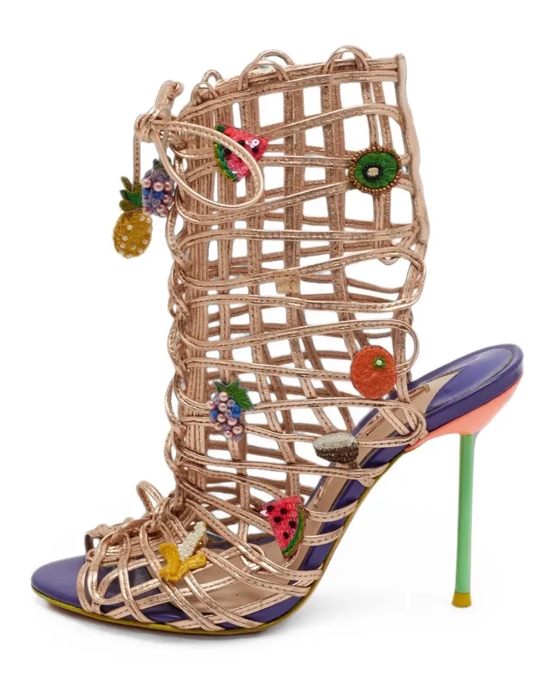 Sophia Webster Riko Sandalen mit Knöchelriemen - Nude Nude