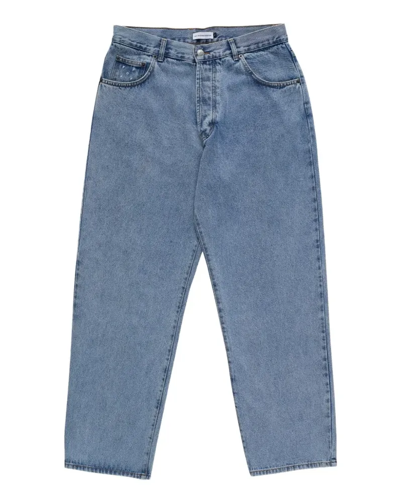 Pop Trading Company washed denim pants - Blau Blau