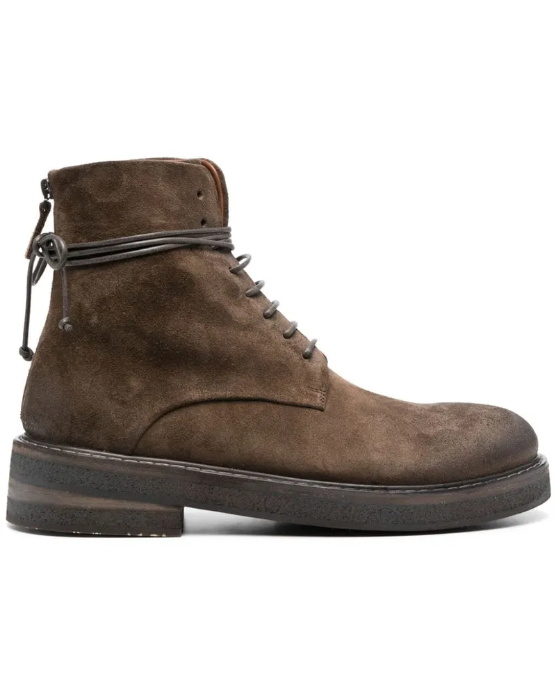 Marsèll Parrucca Schnürstiefel aus Wildleder - Braun Braun