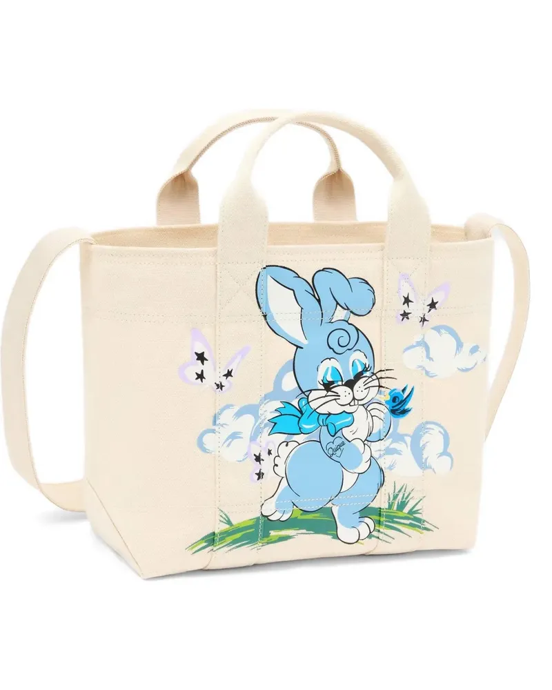 Kenzo cartoon-print tote bag - Nude Nude