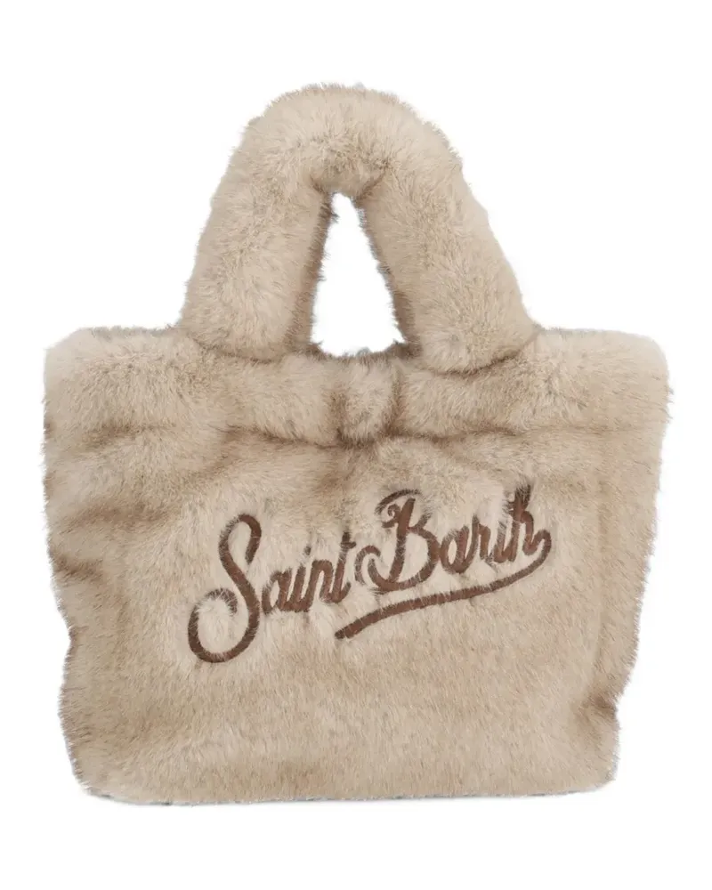 MC2 Saint Barth Mini Vanity Tote Bag aus Faux Fur - Nude Nude