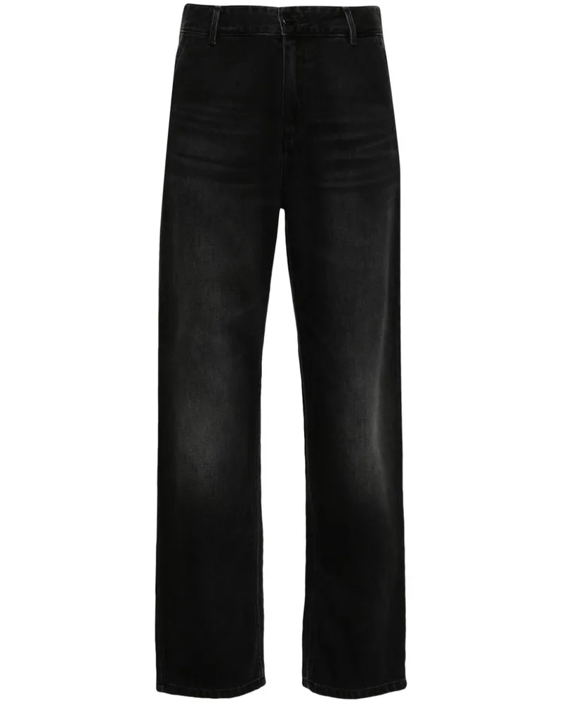 Carhartt WIP Gerade Pierce Jeans - Schwarz Schwarz