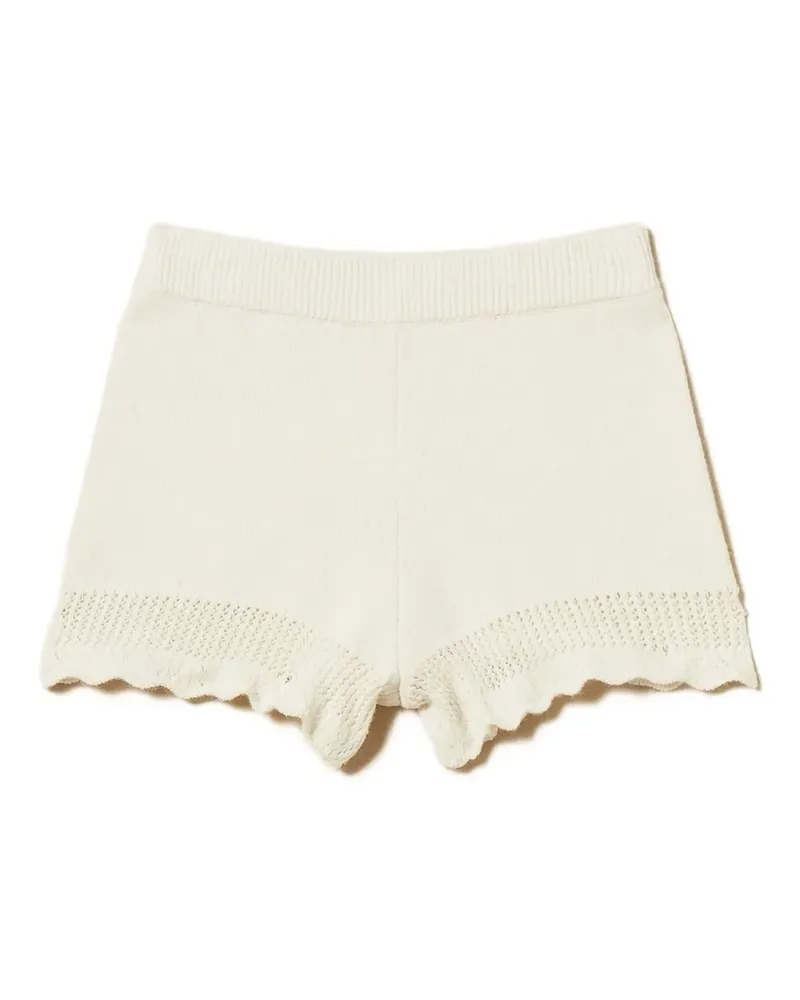 Twin-Set Gestrickte Shorts - Nude Nude