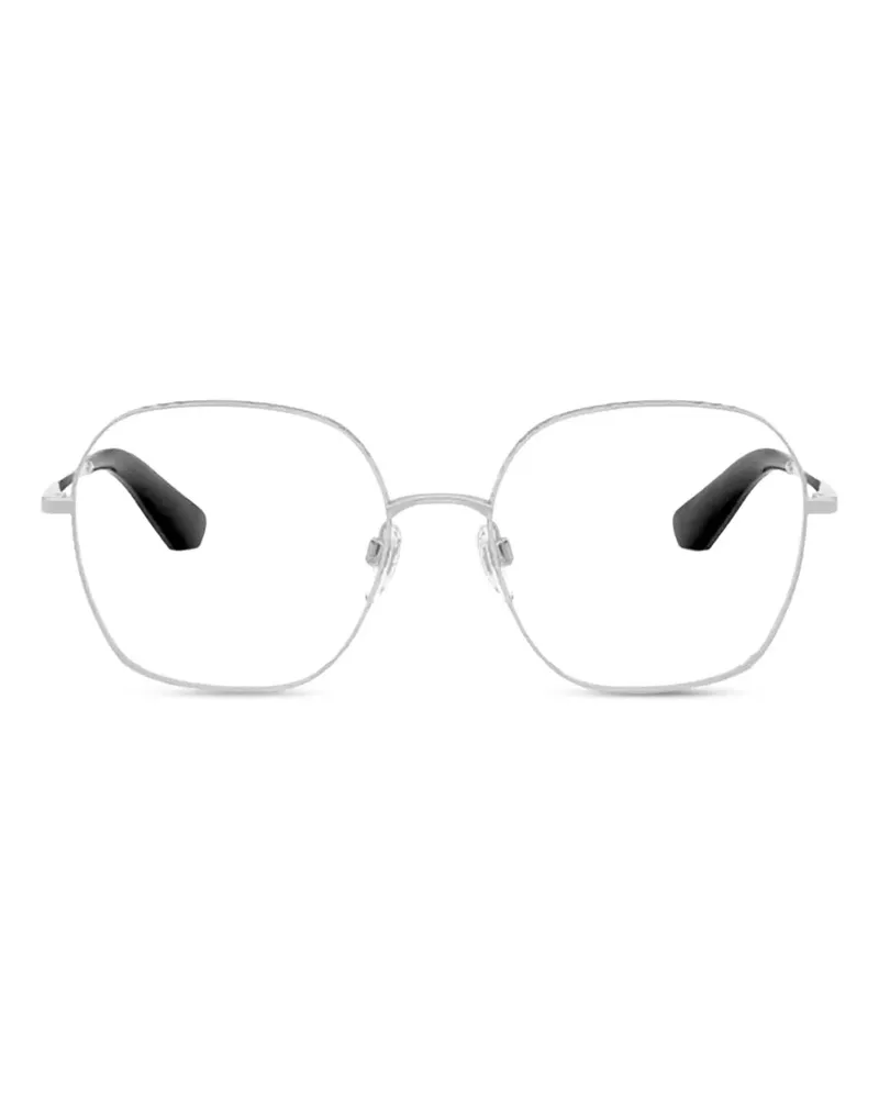 Burberry Brille mit geometrischem Gestell - Silber Silber