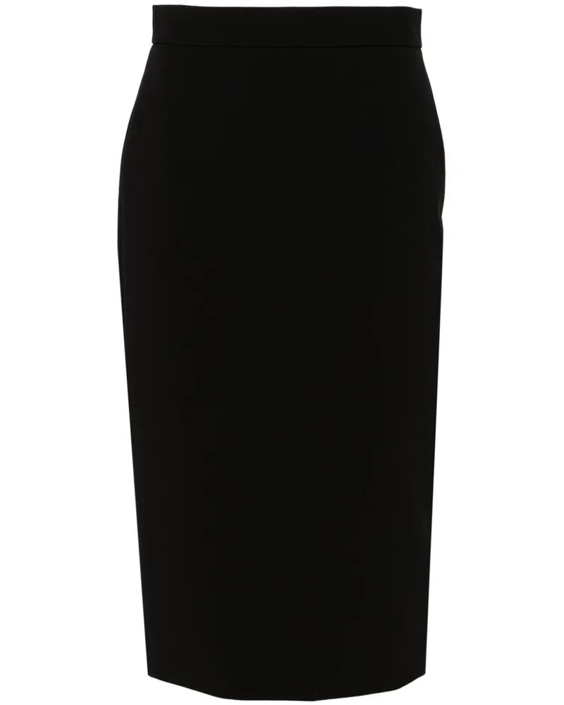 Max Mara Lubiana Bleistiftrock - Schwarz Schwarz