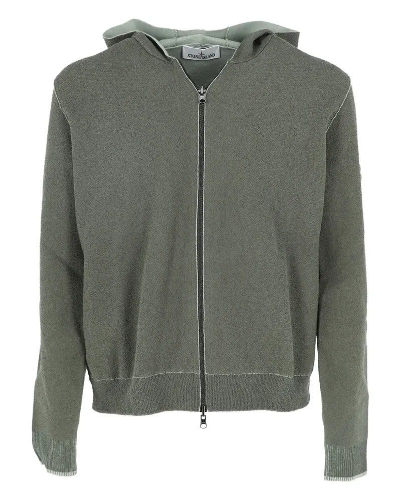 Stone Island Kapuzenjacke mit Reißverschluss - Grün Grün