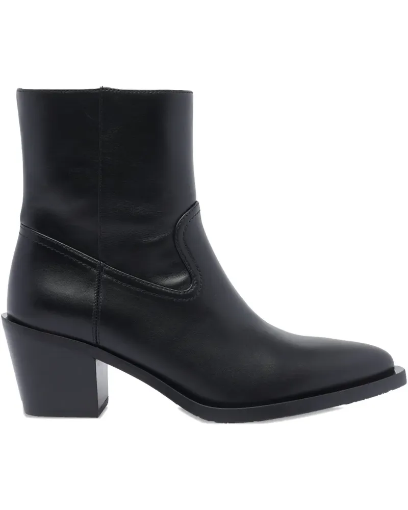 Stuart Weitzman Cowboystiefel 65mm - Schwarz Schwarz