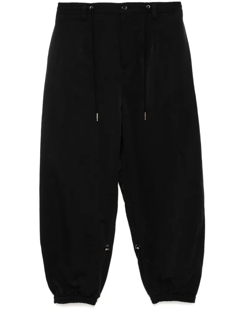 SONGZIO Jogginghose mit Tapered-Bein - Schwarz Schwarz