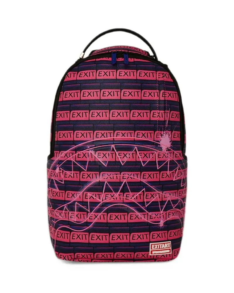 Sprayground Exit Rucksack mit durchgehendem grafischem Print - Rosa Rosa