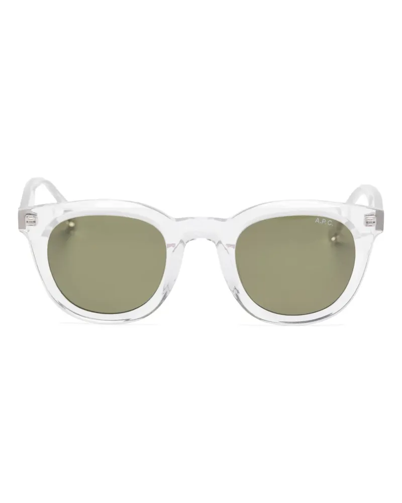 A.P.C. Lou Sonnenbrille - Weiß Weiß