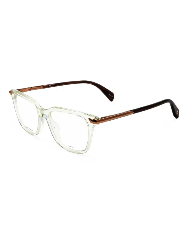 Rag & Bone Brille mit eckigem Gestell - Nude Nude