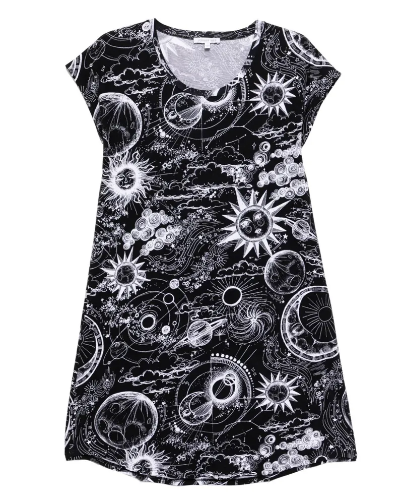 Johnny Was The Brigette Kleid - Schwarz Schwarz