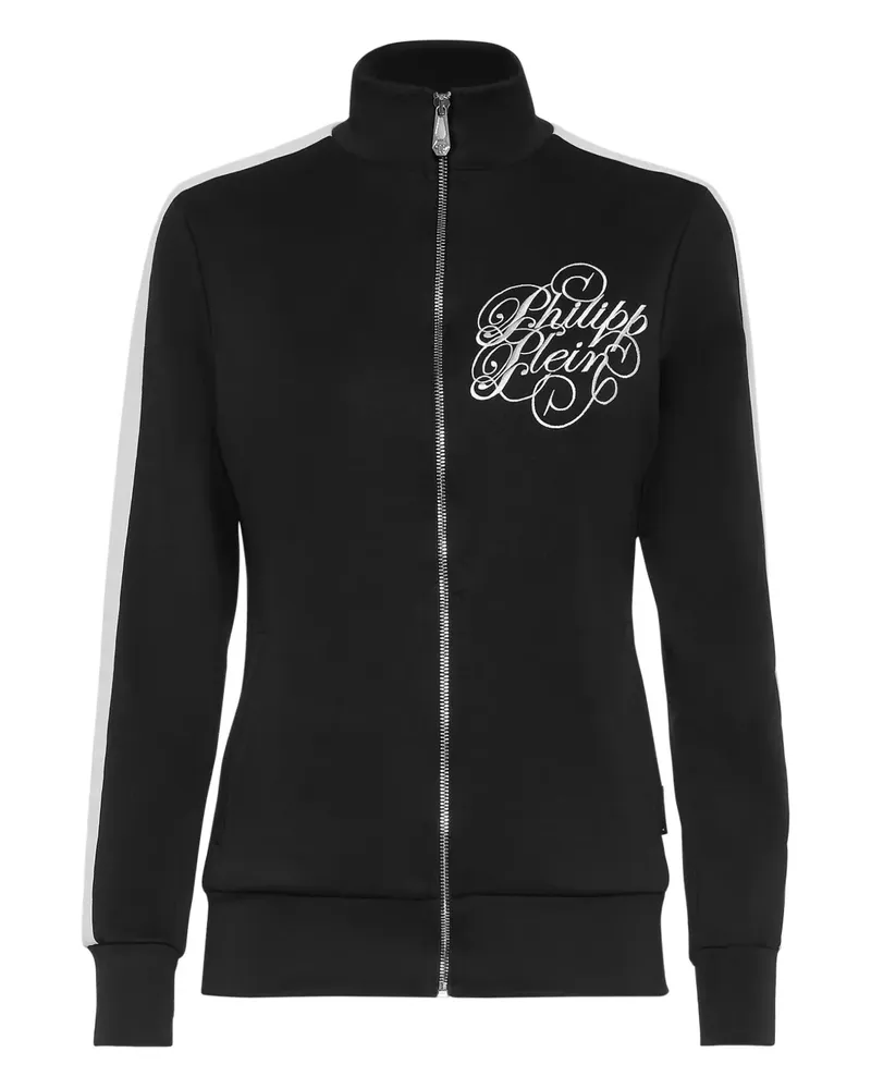Philipp Plein Jogginganzug mit Streifendetail - Schwarz Schwarz