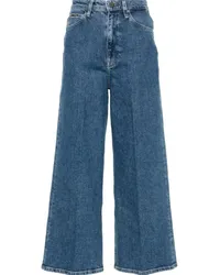 Calvin Klein Weite High-Rise-Jeans Blau