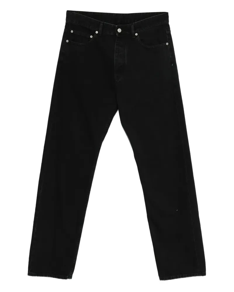 Maison Margiela Jeans mit Knopfverschluss - Schwarz Schwarz